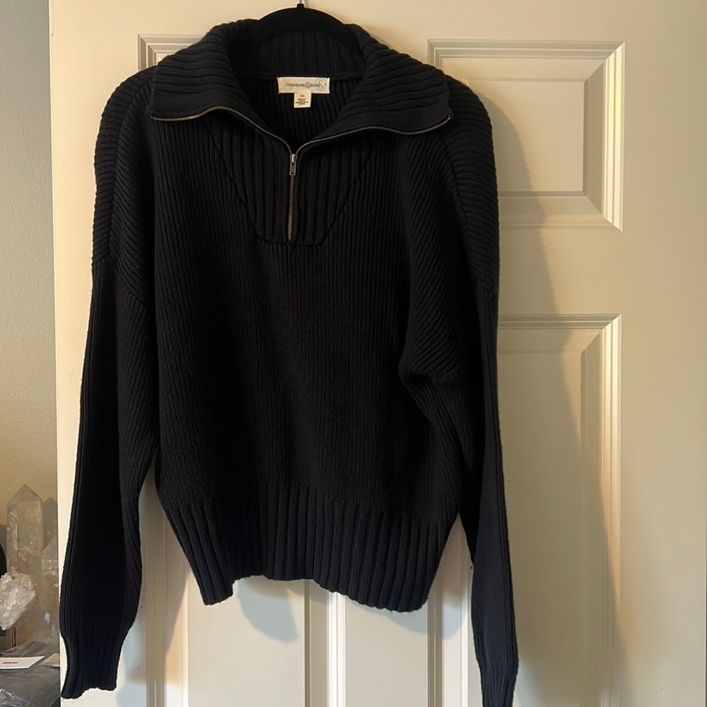 Half zip sweater